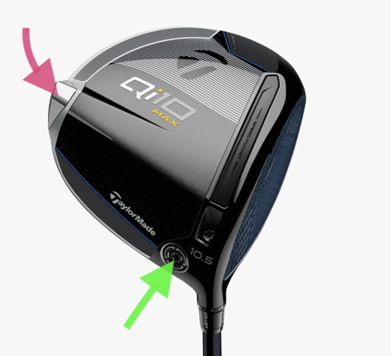 テーラーメードQI10ヘッド　9°　ハドラスコート済　予備ウエイト付15g調整 TaylorMade テーラーメイド Qi10 MAX ドライバーヘッド単品＋